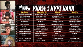 Phase Zero: Phase 5 Hype Rankings - #1 Picks