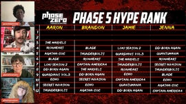 Phase Zero: Phase 5 Hype Rankings - #3 - #2
