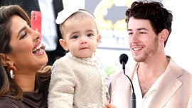 image for Nick Jonas and Priyanka Chopra's Daughter Malti Makes Debut at Walk of Fame Event 