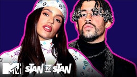 image for Rosalía vs. Bad Bunny: Who Has The Biggest Stans? | Stan vs. Stan