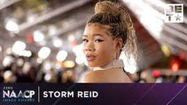 image for Euphoria Star Storm Reid Is One Of Hollywood's Emerging Stars | NAACP Image Awards