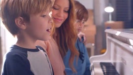 image for Watch Shakira's Sons Sing and Play Piano in Her 'Acróstico' Music Video 