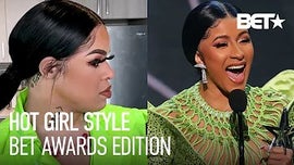 image for BET Her: Hot Girl Style - Cardi B's Hairstylist Cliff Vmir Installs A Lace Wig & Recreates Her Sleek Low Pony