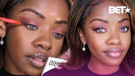 image for BET Her: Hot Girl Style - Cydnee Black Shares Fall-Inspired Eye Makeup Tutorial To Try While Wearing A Mask!