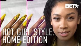 image for BET Her: Hot Girl Style - DIY: At Home Quarantine Manicure Routine With Kandi Yamz