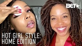 image for BET Her: Hot Girl Style - KJ Smith's Flawless Nighttime Skincare Routine For Acne-Prone Skin!