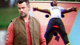 image for 'Buddy Games': Josh Duhamel Takes a Bean Bag to the Crotch