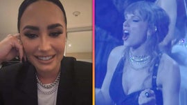 image for Demi Lovato Reacts to Taylor Swift Jamming Out to Her VMAs Performance