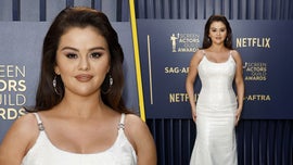image for SAG AWARDS: Selena Gomez Shines in White Sequin Gown on Red Carpet 