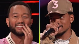 image for 'The Voice': Watch Chance the Rapper Out-Sing John Legend on His Own Song