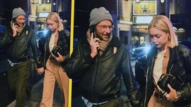image for Gigi Hadid and Bradley Cooper Rock Matching Jackets and Hold Hands During NYC Date Night