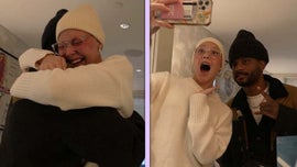 image for Isabella Strahan in Tears After Surprise Visit From Bryson Tiller Amid Cancer Battle