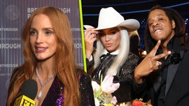 image for Jessica Chastain on If She'd Collaborate With Beyoncé and JAY-Z Again After 'Family Feud' 