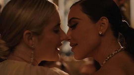 image for Kim Kardashian and Emma Roberts Passionately Kiss in 'AHS: Delicate'