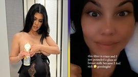 image for Kourtney Kardashian Says She Drinks Her Breast Milk When She's Sick!