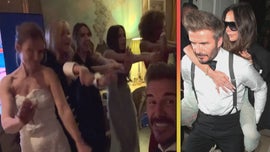 image for Victoria Beckham Piggybacks David After Spice Girls Reunite and Sing at Her 50th B-Day