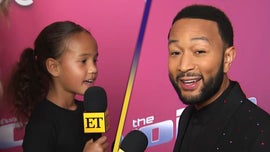 image for Watch John Legend and Chrissy Teigen’s Daughter Luna Interview Her Dad at 'The Voice' 