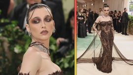 image for Emma Chamberlain Gives Goth Garden Vibes at 2024 Met Gala