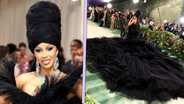image for Met Gala 2024: Cardi B Takes Over in Massive Gown, Fluffed by 9 Helpers!