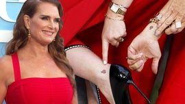 image for Brooke Shields and Daughter Show Off Matching Ink at 'Mother of the Bride' Premiere